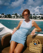 BLUE NATALIA DRESS | ASTA RESORT