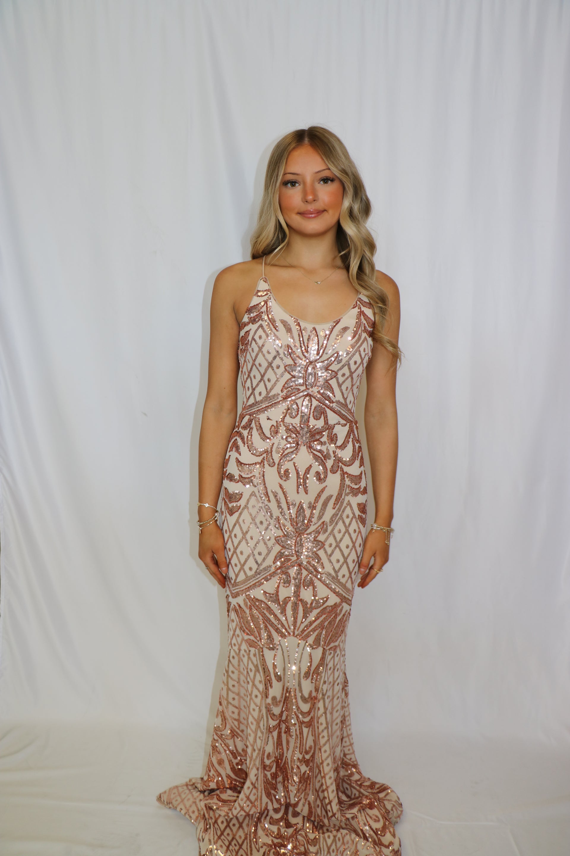 bariano rose gold sequin dress SERPENTINE GOWN 100424 Men’s Black Oxford Shoes 92% Polyester 8% spandex Color:Ballad Blue