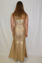 GOLD SARA GOWN