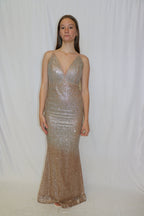 SILVER MERMAID GOWN