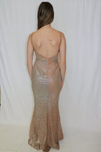 SILVER MERMAID GOWN