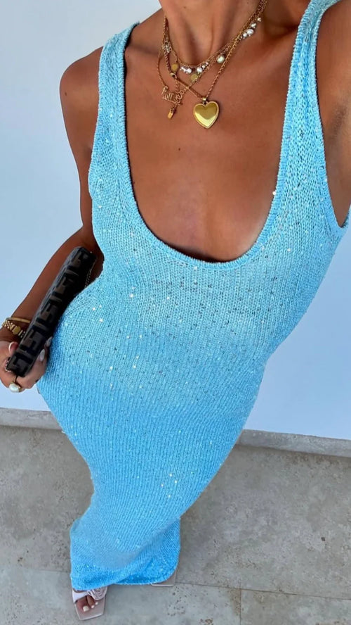 asta resort ana dress blue RENT ASTA RESORT