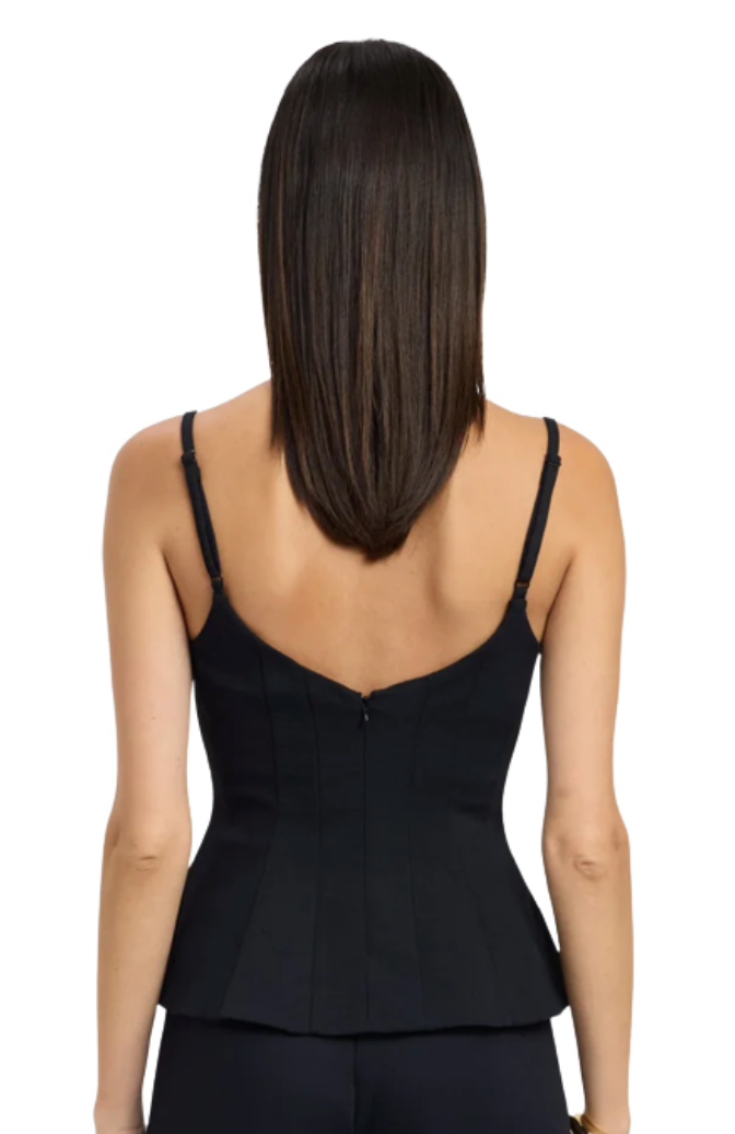 BLACK OYSTER SEAM TOP