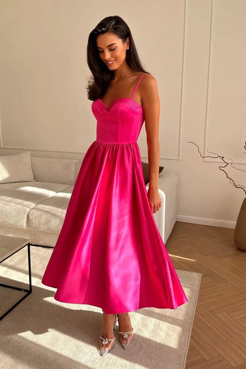 BUSTIER PLEATED DRESS | POST MERIDIEM